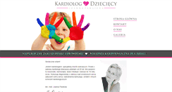 Desktop Screenshot of kardio-dzieci.com